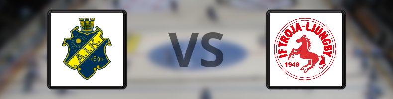 AIK - Troja/Ljungby odds, speltips, resultat i HockeyAllsvenskan