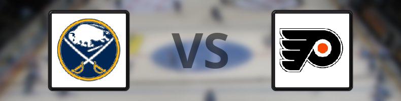 Buffalo Sabres - Philadelphia Flyers odds, speltips, resultat i NHL