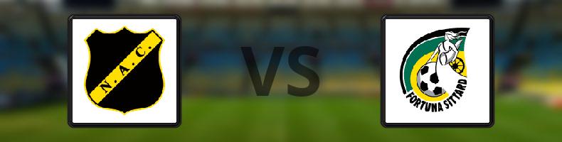 NAC Breda - Fortuna Sittard odds, speltips, resultat i Eredivisie