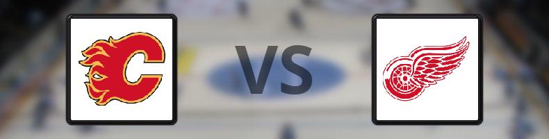 Calgary Flames - Detroit Red Wings odds, speltips, resultat i NHL