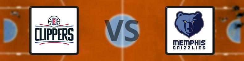 Los Angeles Clippers - Memphis Grizzlies odds, speltips, resultat i NBA
