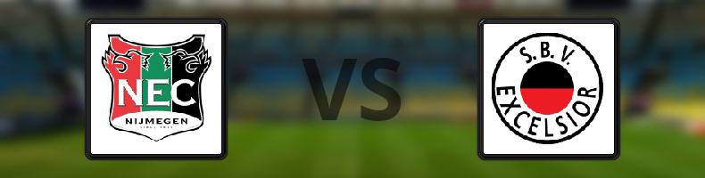 NEC Nijmegen - Excelsior odds, speltips, resultat i Eredivisie
