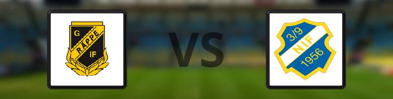 Räppe GOIF - Nosaby IF odds, speltips, resultat i Division 2