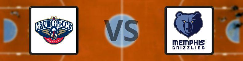 New Orleans Pelicans - Memphis Grizzlies odds, speltips, resultat i NBA