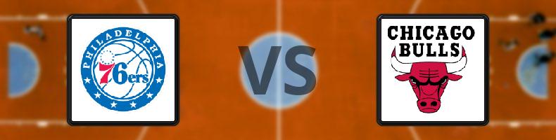 Philadelphia 76ers - Chicago Bulls odds, speltips, resultat i NBA