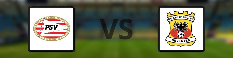 PSV Eindhoven - Go Ahead Eagles odds, speltips, resultat i Eredivisie