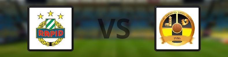 Rapid Wien - UE Santa Coloma odds, speltips, resultat i Conference League