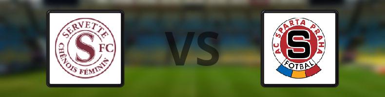 Servette - Sparta Prag odds, speltips, resultat i Champions League damer