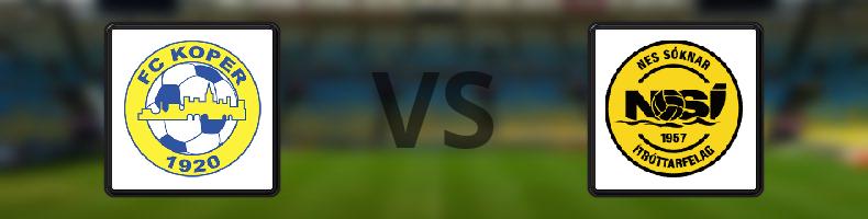 Koper - NSI Runavik odds, speltips, resultat i Conference League