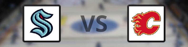 Seattle Kraken - Calgary Flames odds, speltips, resultat i NHL