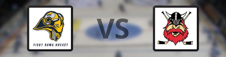 Visby/Roma HK - Nybro odds, speltips, resultat i HockeyAllsvenskan
