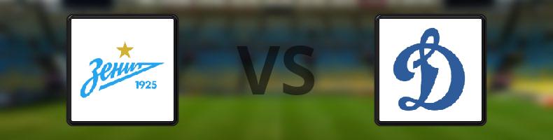 Zenit - Dynamo Moskva odds, speltips, resultat i Ryska Premier League