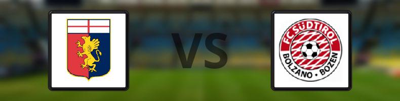 Genoa - Südtirol odds, speltips, resultat i Coppa Italia