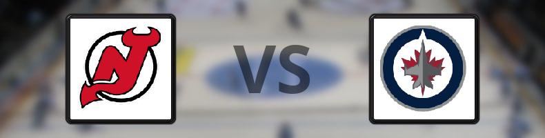 New Jersey Devils - Winnipeg Jets odds, speltips, resultat i NHL