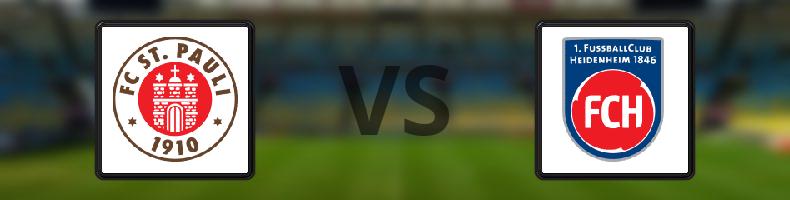 FC St. Pauli - FC Heidenheim odds, speltips, resultat i Bundesliga