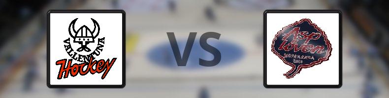 IF Vallentuna BK - Asplöven HC odds, speltips, resultat i HockeyEttan