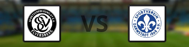 SV Elversberg - SV Darmstadt 98 odds, speltips, resultat i Tyska cupen