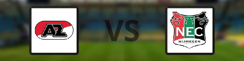 AZ Alkmaar - NEC Nijmegen odds, speltips, resultat i Eredivisie