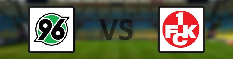 Hannover - Kaiserslautern odds, speltips, resultat i Tyska cupen