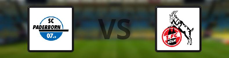 SC Paderborn 07 - FC Köln odds, speltips, resultat i Bundesliga