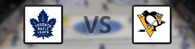 Toronto Maple Leafs - Pittsburgh Penguins odds, speltips, resultat i NHL