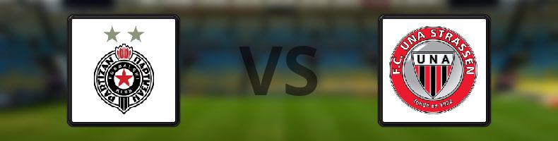 Partizan Belgrad - UNA Strassen odds, speltips, resultat i Conference League