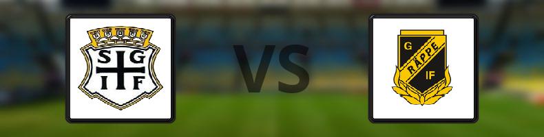 Sölvesborgs GoIF - Räppe GOIF odds, speltips, resultat i Division 2