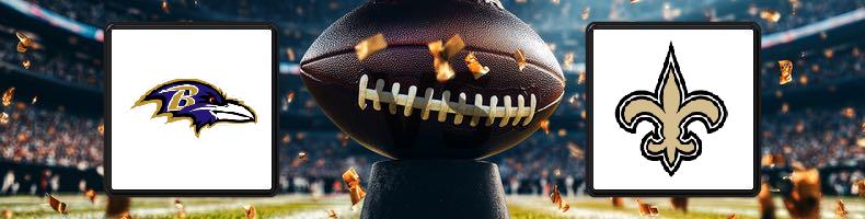 Baltimore Ravens - New Orleans Saints odds, speltips, resultat i NFL