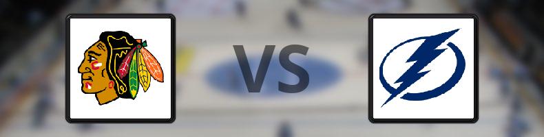 Chicago Blackhawks - Tampa Bay Lightning odds, speltips, resultat i NHL