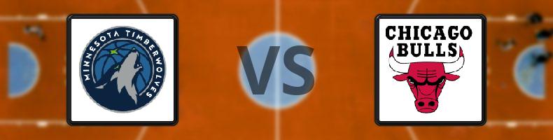 Minnesota Timberwolves - Chicago Bulls odds, speltips, resultat i NBA
