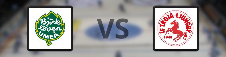Björklöven - Troja/Ljungby odds, speltips, resultat i HockeyAllsvenskan
