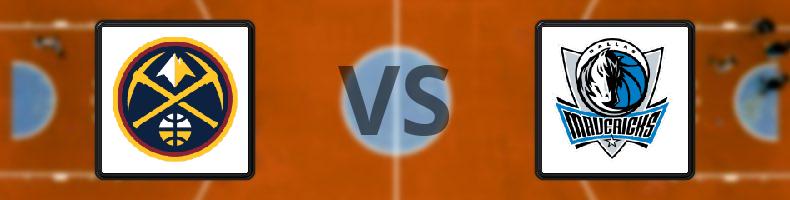 Denver Nuggets - Dallas Mavericks odds, speltips, resultat i NBA