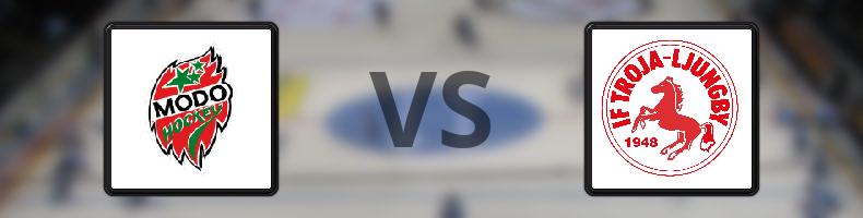 MODO - Troja/Ljungby odds, speltips, resultat i HockeyAllsvenskan
