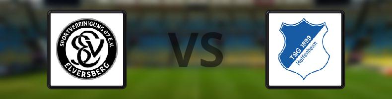 SV Elversberg - Hoffenheim odds, speltips, resultat i Bundesliga