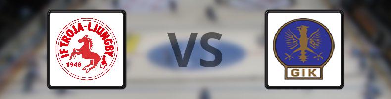 Troja/Ljungby - Grums IK Hockey odds, speltips, resultat i HockeyEttan