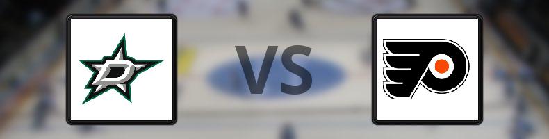 Dallas Stars - Philadelphia Flyers odds, speltips, resultat i NHL