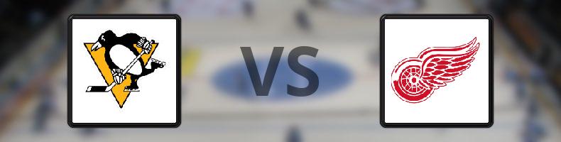 Pittsburgh Penguins - Detroit Red Wings odds, speltips, resultat i NHL