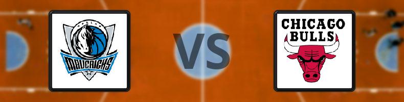 Dallas Mavericks - Chicago Bulls odds, speltips, resultat i NBA