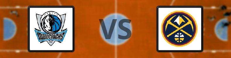 Dallas Mavericks - Denver Nuggets odds, speltips, resultat i NBA