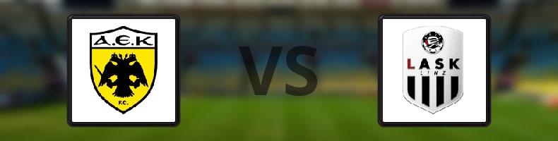 AEK Aten - LASK odds, speltips, resultat i Champions League