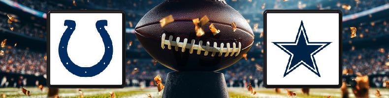 Indianapolis Colts - Dallas Cowboys odds, speltips, resultat i NFL