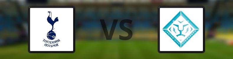 Tottenham Hotspur - London City Lionesses odds, speltips, resultat i FA Women