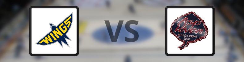 Wings HC Arlanda - Asplöven HC odds, speltips, resultat i HockeyEttan