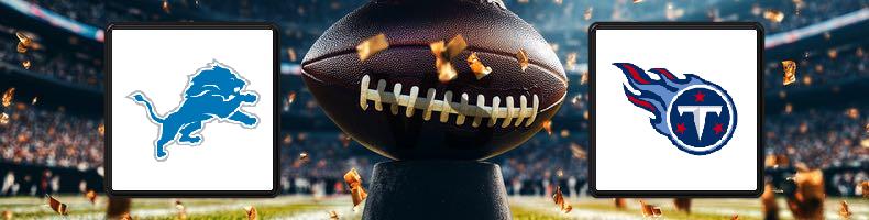 Detroit Lions - Tennessee Titans odds, speltips, resultat i NFL