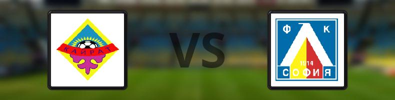 Kairat Almaty - Levski Sofia odds, speltips, resultat i Champions League