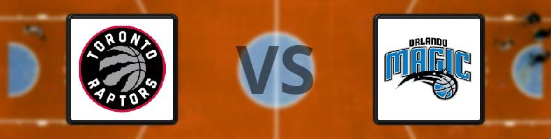 Toronto Raptors - Orlando Magic odds, speltips, resultat i NBA