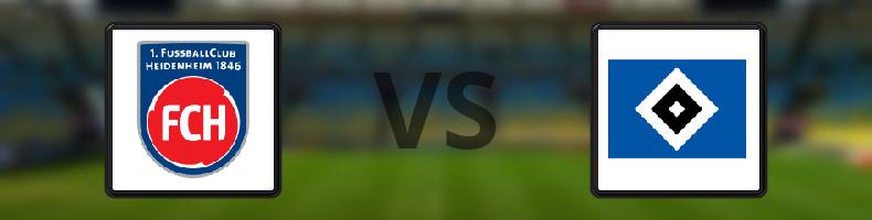 FC Heidenheim - Hamburg odds, speltips, resultat i Bundesliga