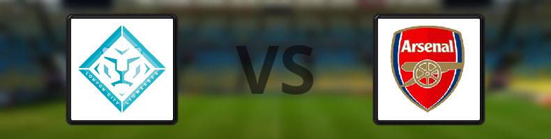 London City Lionesses - Arsenal odds, speltips, resultat i FA Women