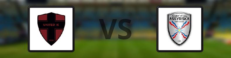 Nordic United - Assyriska odds, speltips, resultat i Division 1