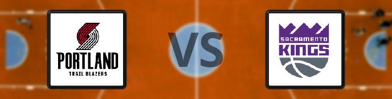 Portland Trail Blazers - Sacramento Kings odds, speltips, resultat i NBA